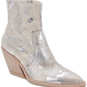 NEW Dolce Vita Volli Metallic Western Cowboy Core Boots – Size 9 – NWOT